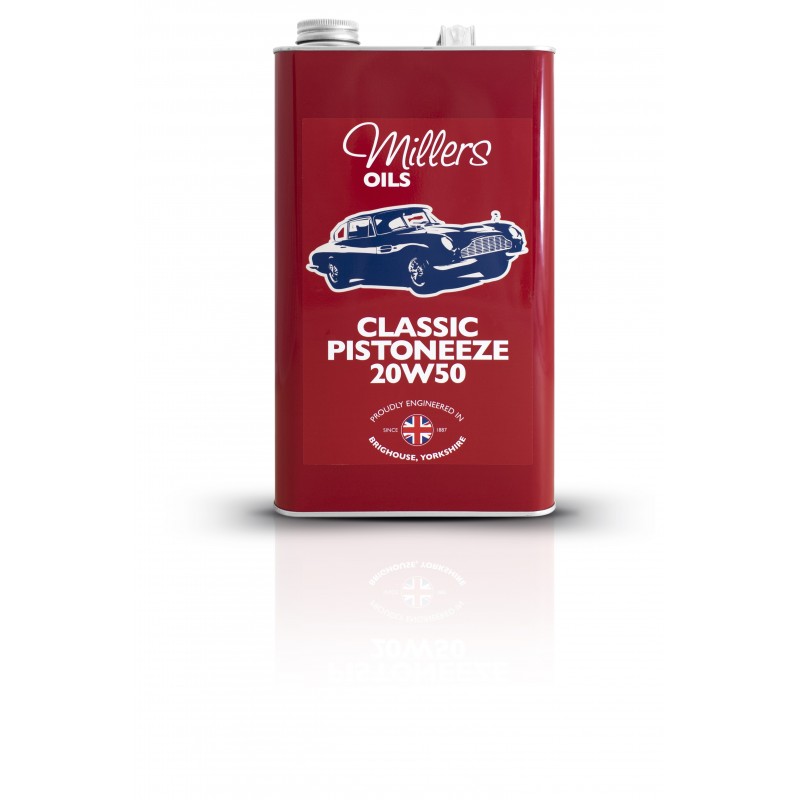 Millers Oils Classic Pistoneeze 20w50 5L widok z przodu